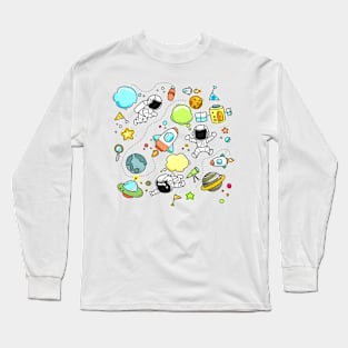 Space Toon Long Sleeve T-Shirt